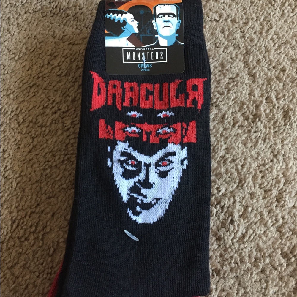 Dracula monsters set 2 crew socks
